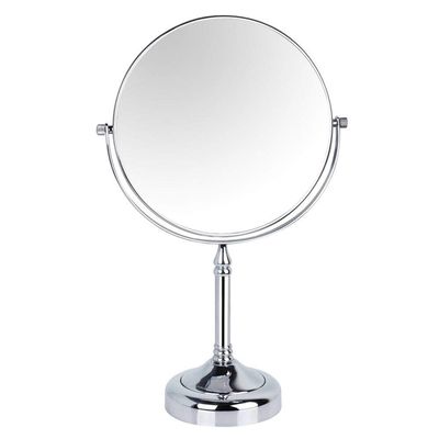 8 Inch Double Sided Standing Makeup Mirrors 10X/7X/5X/3X Magnification & Regular 360 Rotating Professional Brass Vanity Mirror(Size:10X)(7X) ( 7X)
