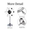 8 Inch Double Sided Standing Makeup Mirrors 10X/7X/5X/3X Magnification & Regular 360 Rotating Professional Brass Vanity Mirror(Size:10X)(7X) ( 7X) view 4