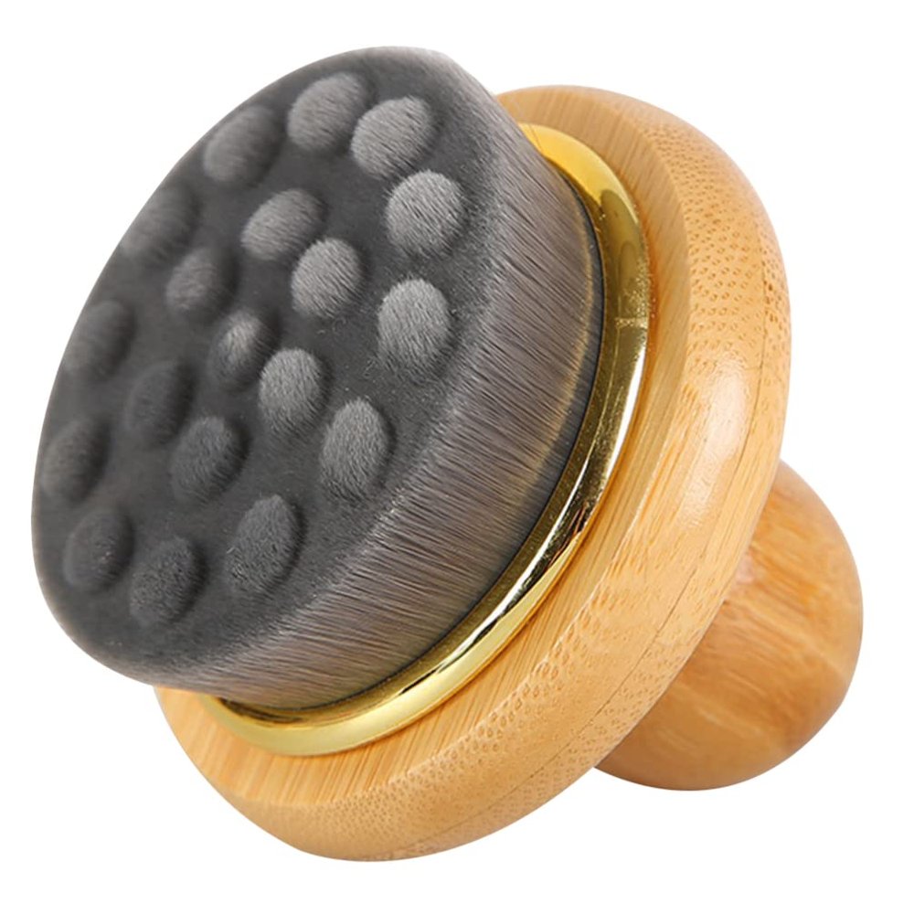 Zerodeko Back Wood Bathing Brush Soft Bristle Shower Scrubber for Gentle Exfoliation Cleaning for Adults and Daily Use Portable Design
