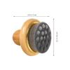 Zerodeko Back Wood Bathing Brush Soft Bristle Shower Scrubber for Gentle Exfoliation Cleaning for Adults and Daily Use Portable Design view 2