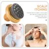 Zerodeko Back Wood Bathing Brush Soft Bristle Shower Scrubber for Gentle Exfoliation Cleaning for Adults and Daily Use Portable Design view 4