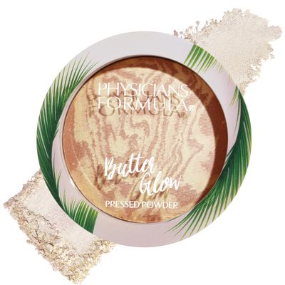Physicians Formula Butter Glow Pressed Powder, Radiance-Boosting Face Powder with Murumuru Butter for Soft-Focus Finish Translucent Glow
