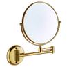 3X Magnification Makeup Vanity Mirror,Two-Sided Wall Mounted Cosmetic Mirror 360Swivel Extendable Bathroom Mirror,Black(Rose Gold 8inch) (Gold 8inch) view 1