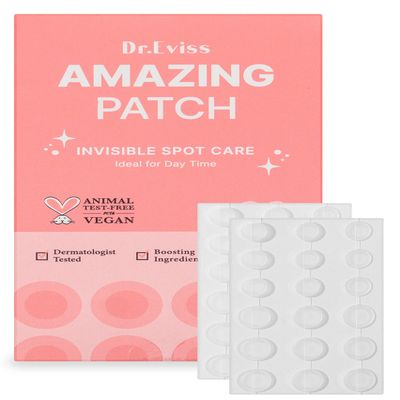 Dr.Eviss Amazing Patch - Korean Skin-tech Pimple Patch Invisible Spot Cover, Acne Patches for Face, Zit and Blemish Spot - 90ea