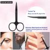 Eyebrow Razor, KAJUDA Eyebrow Kit, 5 in 1 Eyebrow Trimmer, Eyebrow Grooming Set for Women and Men, Including Comb Tweezers, Scissors, Brow Razors, Brush for Eyebrow Eyelash Extensions view 4