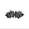 Faship Gorgeous Black Rhinestone Crystal Floral Hair Barrette Clip view 1