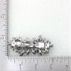 Faship Gorgeous Black Rhinestone Crystal Floral Hair Barrette Clip view 4