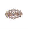 Faship Gorgeous Multicolors AB Rhinestone Crystal Floral Barrette view 1
