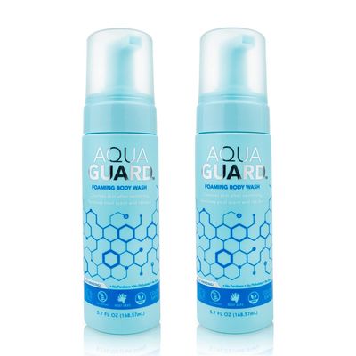AQUA GUARD After-Swim Foaming Body Wash | Leaves Skin Soft and Smooth + Neutralizes Chlorine Scent and Residue (2-Pack)