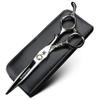XUANFENG Bearing Screw Hair Scissors 6-inch Professional Japanese 440C Steel Cutting and thinning Scissors Hairdresser Hair Styling Scissors (Cutting Scissors) view 1