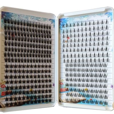 32 Row Individual Cluster Lashes DIY Lash Extension Eyelash Cluster Volume Wispy Lash Wide Thin Band Reusable Soft Comfortable DIY At Home (01)