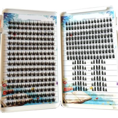 32 Row Individual Cluster Lashes DIY Lash Extension Eyelash Cluster Volume Wispy Lash Wide Thin Band Reusable Soft Comfortable DIY At Home (03)