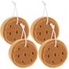 FRCOLOR Personal Care Products 4pcs Exfoliating Bath Sponge Shower Brush Soft Scrubber Skin Cleaning Spa Towel Body Scrubberwash Sponge for Men Kids Loofah view 1