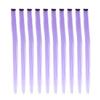 SOLUSTRE 10pc - Hair Extensions ponytail wigs Colored Wigs Party Highlights Hair Extensions highlight clip in hair extensions clip womens wigs pink wig Can be ironed child baby view 1