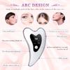 Anti Wrinkles Face Neck Device, Double Chin Facial Massager with Triple Action LED Heat Modes for Skin Care, Improve, Tightening, Firm and Smooth (Black) view 2