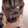 LALAFINA 4pcs Metal Hair Forks Elegant Chignon Hair Sticks for Updo Hairstyles for Women and Gunmetal view 2