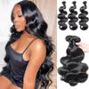 20 22 24 Inch Body Wave Bundles 12A Brazilian 3 Bundles Human Hair Quick WeaveUnprocessed Virgin Brazilian view 1