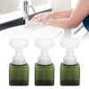 Foam Pump Bottle Foaming Soap Dispenser 3pcs 250ml Portable Flower Shaped Foam Dispenser Bottle for Shampoo, Shower Gel view 2