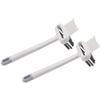 GLEAVI 2pcs Comb Cleaning Brush Comb Hair Comb Cleaner Comb Cleaner Tool Hair Brush for Thick Hair Cleaning Tools Hair Brush Pp Hair Comb White view 1