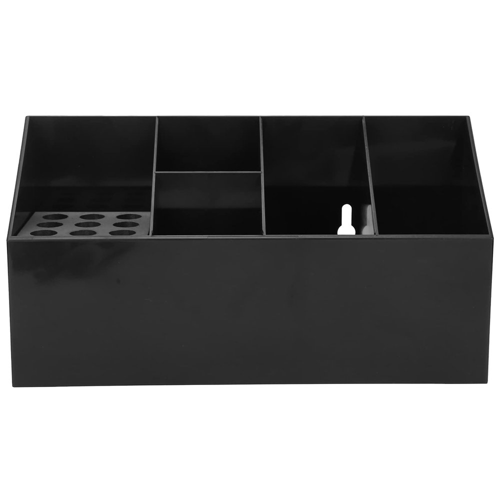 SYH&AQYE Salon Hair Styling Tools Organizer, Hairdressing Tool Storage Holder Hair Scissors Storage Box for Barber Shop Hair Salon(Black)