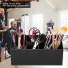 SYH&AQYE Salon Hair Styling Tools Organizer, Hairdressing Tool Storage Holder Hair Scissors Storage Box for Barber Shop Hair Salon(Black) view 4
