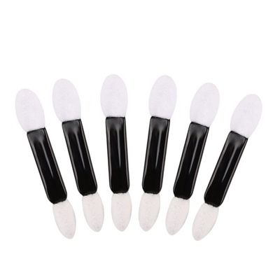 KALLORY 50pcs Double-ended Sponge Eyeshadow Brush Applicators for Makeup for Travel and Daily Use Smooth Precision Application for Stunning Eye Looks