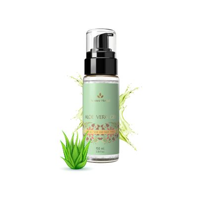 Avimee Herbal Pure Aloe Vera Gel | For Intense Moisturization | Fights Acne | Make Your Own Diy Masks | For Skin & Hair |150 Ml