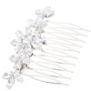 FOMIYES Wedding Hair Comb for Brides Rhinestone Side Hair Piece Elegant Bridal Accessory for Weddings Comfortable and Lightweight for Bridesmaids view 1
