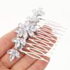 FOMIYES Wedding Hair Comb for Brides Rhinestone Side Hair Piece Elegant Bridal Accessory for Weddings Comfortable and Lightweight for Bridesmaids view 3