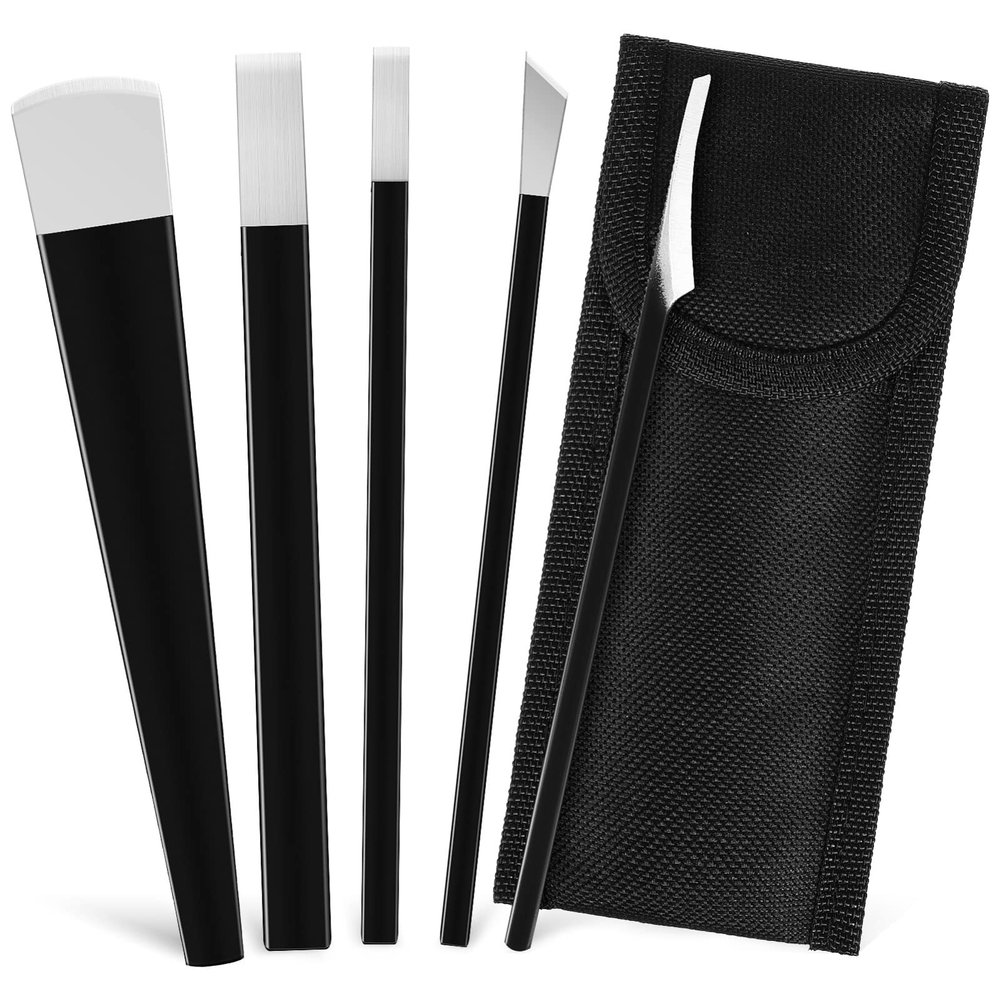 LALAFINA Professional Tools Set Foot Scraper Set Skin Remover Cuticle Tools for Foot Care