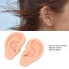 Silicone Ear Model Ear Nose Mouth Body Part Kit 3D Display Prop Teaching Tool for Piercing Practice (Light Skin Color) view 2