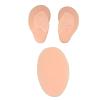 Silicone Ear Model Ear Nose Mouth Body Part Kit 3D Display Prop Teaching Tool for Piercing Practice (Light Skin Color) view 4
