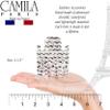 Camila Paris CP3474 French Hair Clip for Women, Hand-Made Hair Side Clips, 3 inch Girls Hair Claw Clips Jaw Fashion Durable Styling Hair Accessories for Women, Strong Hold No Slip Grip, Made in France view 4