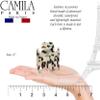 Camila Paris CP3476 French Hair Clip for Women, Hand-Made Hair Side Clips, 2 Inch Girls Hair Claw Clips Jaw Fashion Durable Styling Hair Accessories for Women, Strong Hold No Slip Grip, Made in France view 4