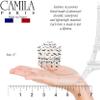 Camila Paris CP3477 French Hair Clip for Women, Hand-Made Hair Side Clips, 2 Inch Girls Hair Claw Clips Jaw Fashion Durable Styling Hair Accessories for Women, Strong Hold No Slip Grip, Made in France view 4