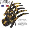 Camila Paris CP3472 French Hair Clip for Women, Hand-Made Hair Side Clips, 3 inch Girls Hair Claw Clips Jaw Fashion Durable Styling Hair Accessories for Women, Strong Hold No Slip Grip, Made in France view 2