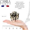 Camila Paris CP3473 French Hair Clip for Women, Hand-Made Hair Side Clips, 3 inch Girls Hair Claw Clips Jaw Fashion Durable Styling Hair Accessories for Women, Strong Hold No Slip Grip, Made in France view 4