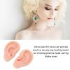 Dioche 1 Pair Silicone Ear Model Piercing Practice Model Silicone Ear Model Ear Body Part Kit for Earrings Display Ear Piercing Exercise (Light Skin Color) view 3