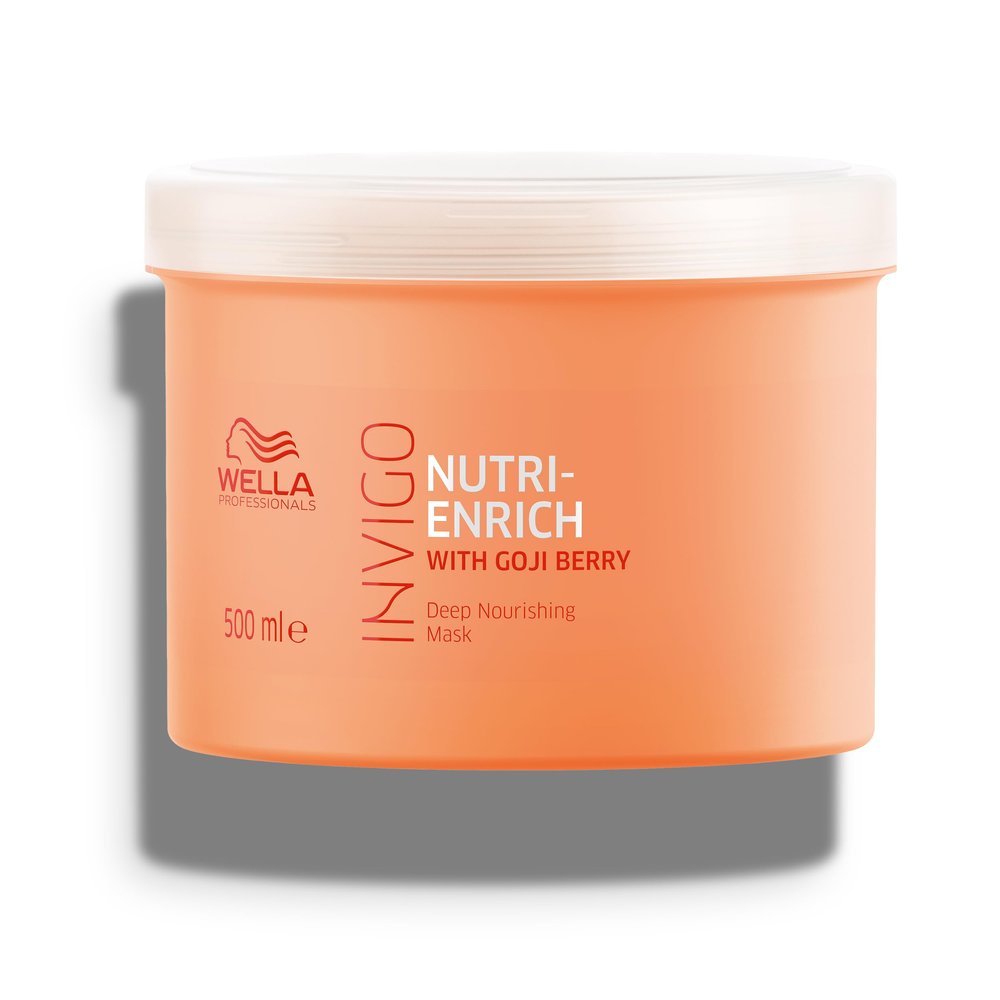 Wella Professionals Invigo Nutri-Enrich Deep Nourishing Mask | For Dry or Stressed Hair | 16.9 Fl Oz