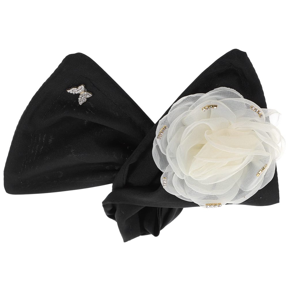 Lurrose Women Flower Hair Bun Maker Twisted Bun Shaper Tool Decorative Floral Design for Easy Updos for Sports Yoga and Parties Lazy Hair Curler Accessory