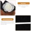 Lurrose Women Flower Hair Bun Maker Twisted Bun Shaper Tool Decorative Floral Design for Easy Updos for Sports Yoga and Parties Lazy Hair Curler Accessory view 3