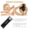 Lurrose Women Flower Hair Bun Maker Twisted Bun Shaper Tool Decorative Floral Design for Easy Updos for Sports Yoga and Parties Lazy Hair Curler Accessory view 4