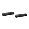 LALAFINA 2 pcs Hairdressing Carry Irons Classic Black Travel Hair Comb Curling Daily Styler Tool Use Cover Brush Pouch Tools Bag Flat Key Container Iron Hot Case Curler Holder Organizer view 1