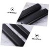 LALAFINA 2 pcs Hairdressing Carry Irons Classic Black Travel Hair Comb Curling Daily Styler Tool Use Cover Brush Pouch Tools Bag Flat Key Container Iron Hot Case Curler Holder Organizer view 2