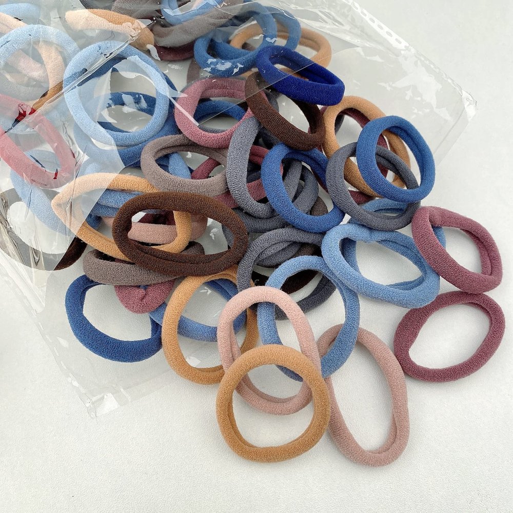 200 pieces of Korean version of simple matching student adult seamless high elastic rubber band hair accessories head rope scrunchie GB-JX016 (winter)