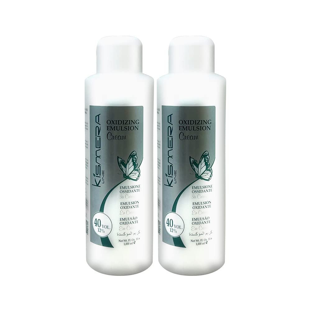 Kismera Peroxide 40 Volume 1000ml 33.8oz (Pack of 2)