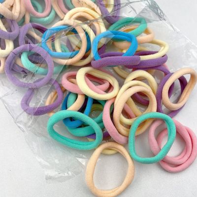 200 pieces of Korean version of simple matching student adult seamless high elastic rubber band hair accessories head rope scrunchie GB-JX016 (spring)