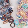 200 pieces of Korean version of simple matching student adult seamless high elastic rubber band hair accessories head rope scrunchie GB-JX016 (winter+spring) view 1