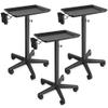 Saloniture Set of 3 - Aluminum Salon Instrument Tray with Caddy, Heavy-Duty Rolling Base view 1