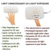 Alice & Bella Mini UV Nail Lamp - Portable USB LED Dryer for Semi-Cured Gel Strips, Travel Nail Curing Light, 90s Timer, Foldable Design view 2